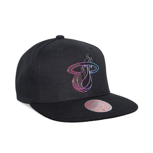 GORRA MITCHELL & NESS NBA SNACK TIME SNAPBACK HEAT 6HSSBC20044-MHEBLCK MITCHELL AND NESS