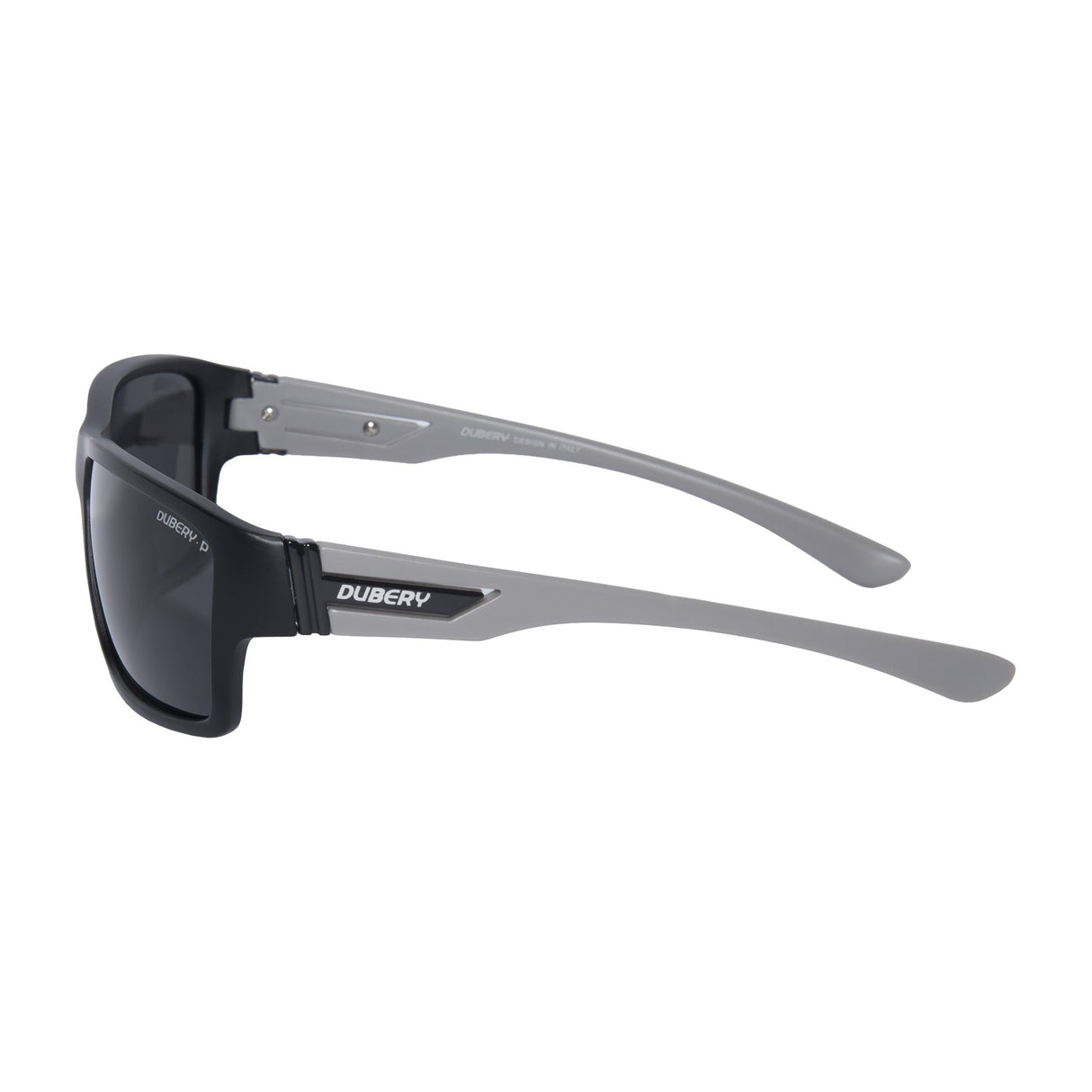LENTES DE SOL POLARIZADO UNISEX D2071 DUBERY NEGRO&GRIS/NEGRO DUBERY