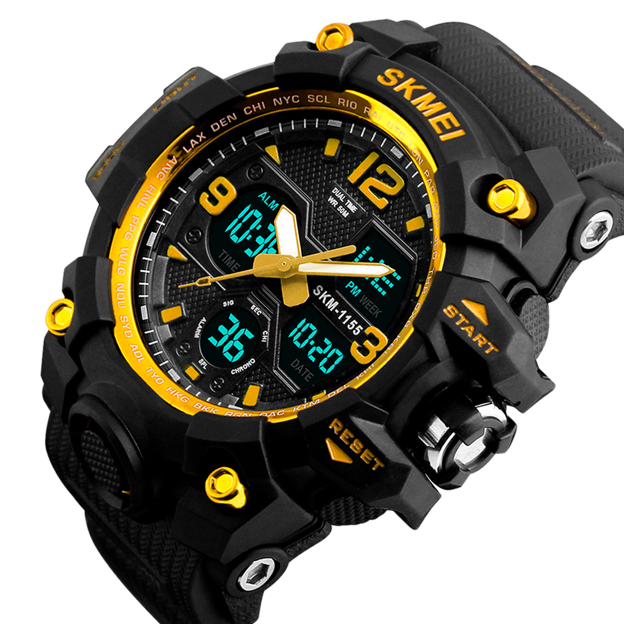 RELOJ ACUATICO HOMBRE 1155B SKMEI - 1014500