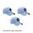 GORRA CON BROCHE UNISEX 3BSC72 BIGSPIN BIGSPIN