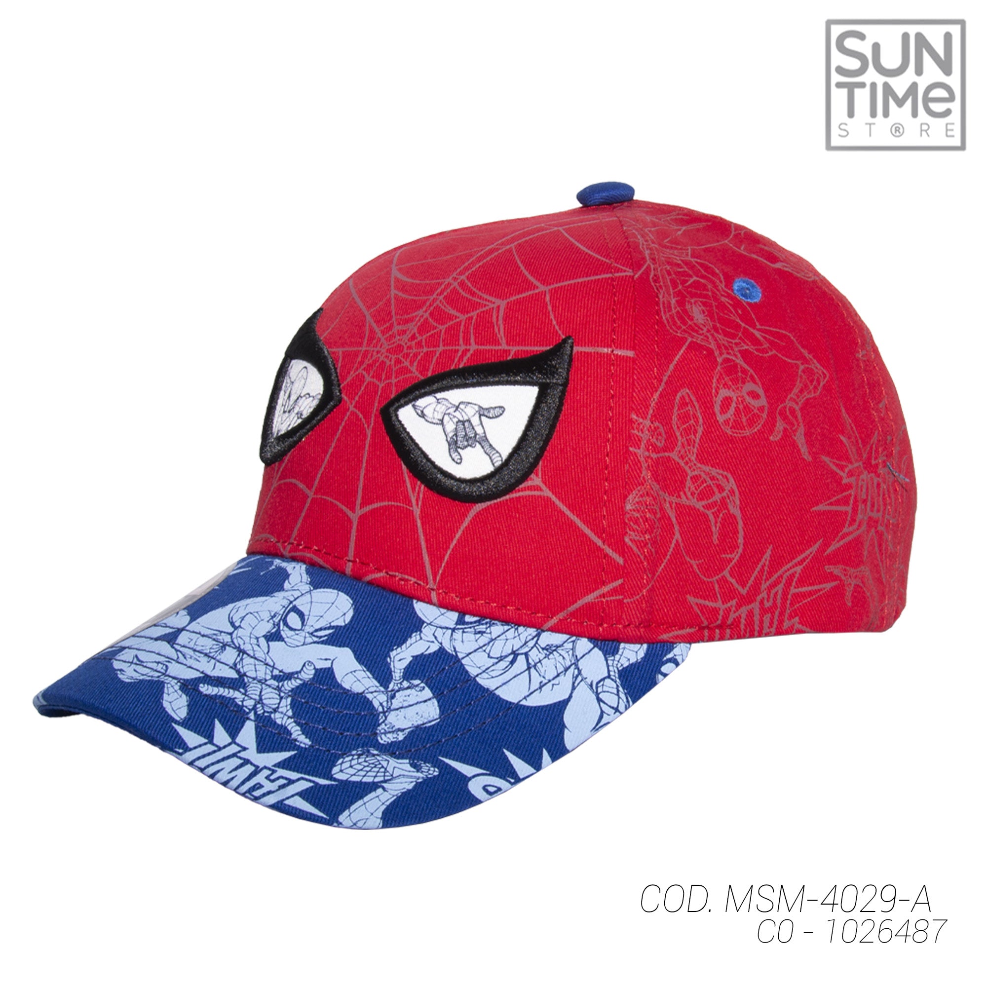 GORRA BROCHE KIDS MSM-4029-A SPIDER MAN