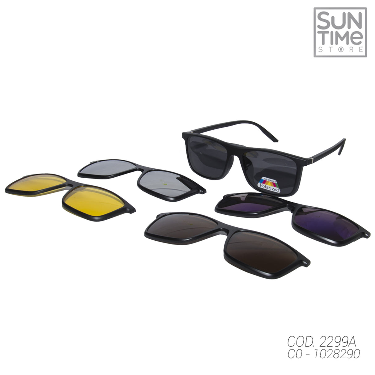 LENTES DE SOL DESCANSO UNISEX 5CAMBIOS 2299A SUNTIME - 1028290