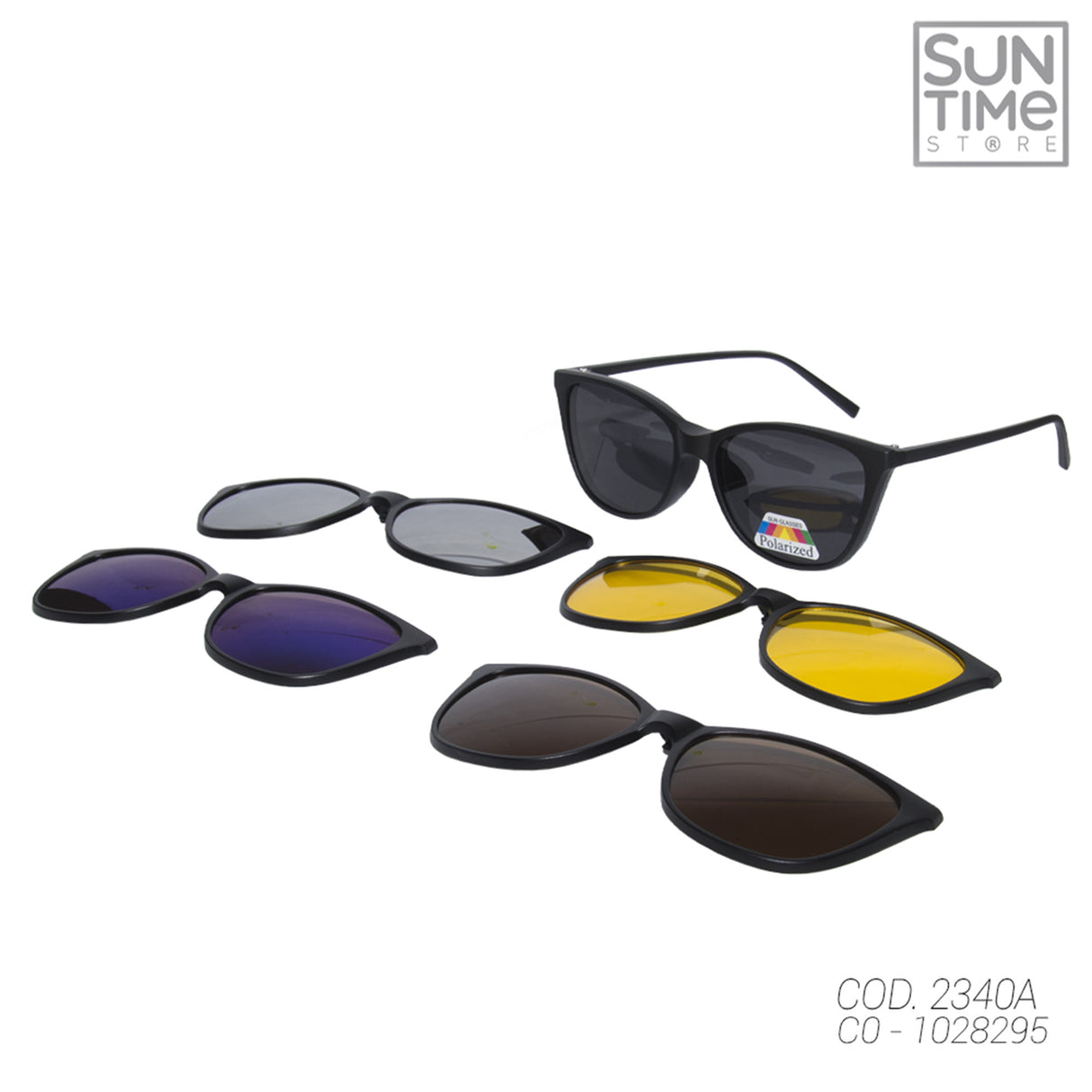 LENTES DE SOL UNISEX 5CAMBIOS 2340A SUNTIME - 1028295