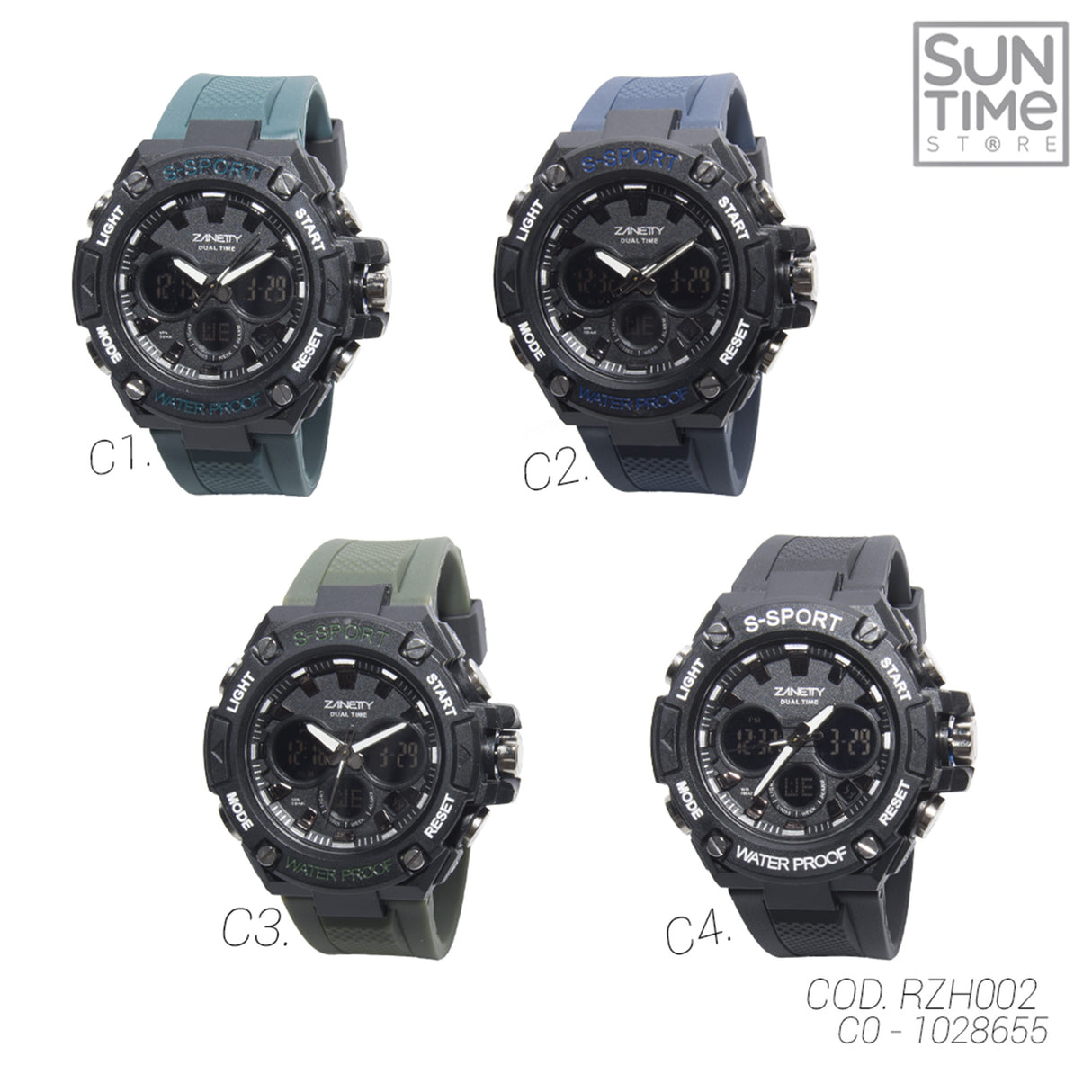 RELOJ ANALOGICO-DIGITAL HOMBRE RZH002 ZANETTY