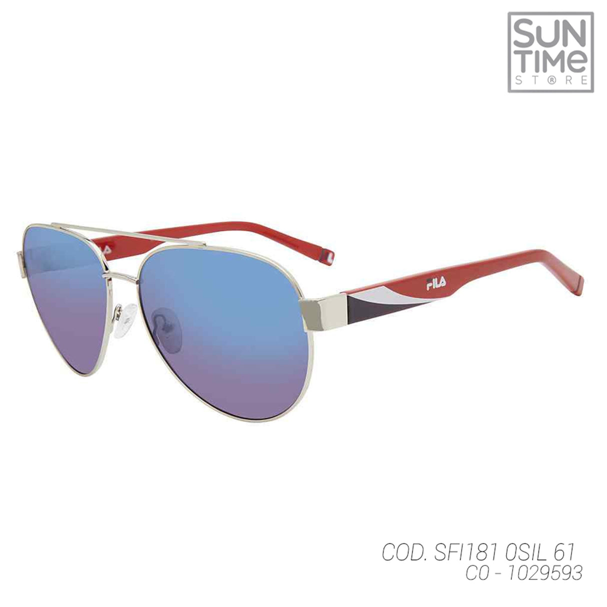 LENTES DE SOL UV400 HOMBRE SFI181 0SIL 61 FILA