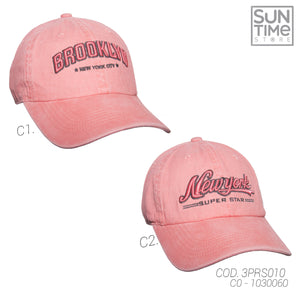 GORRA PRELAVADA UNISEX 3PRS010 SUNTIME ROSA SPORT 1030060