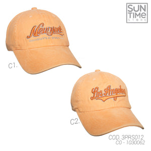 GORRA PRELAVADA UNISEX 3PRS012 SUNTIME NARANJA SPORT 1030062
