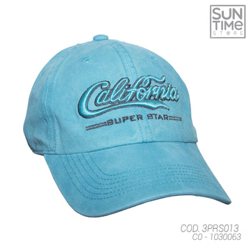 GORRA PRELAVADA UNISEX 3PRS013 SUNTIME CELESTE SPORT 1030063