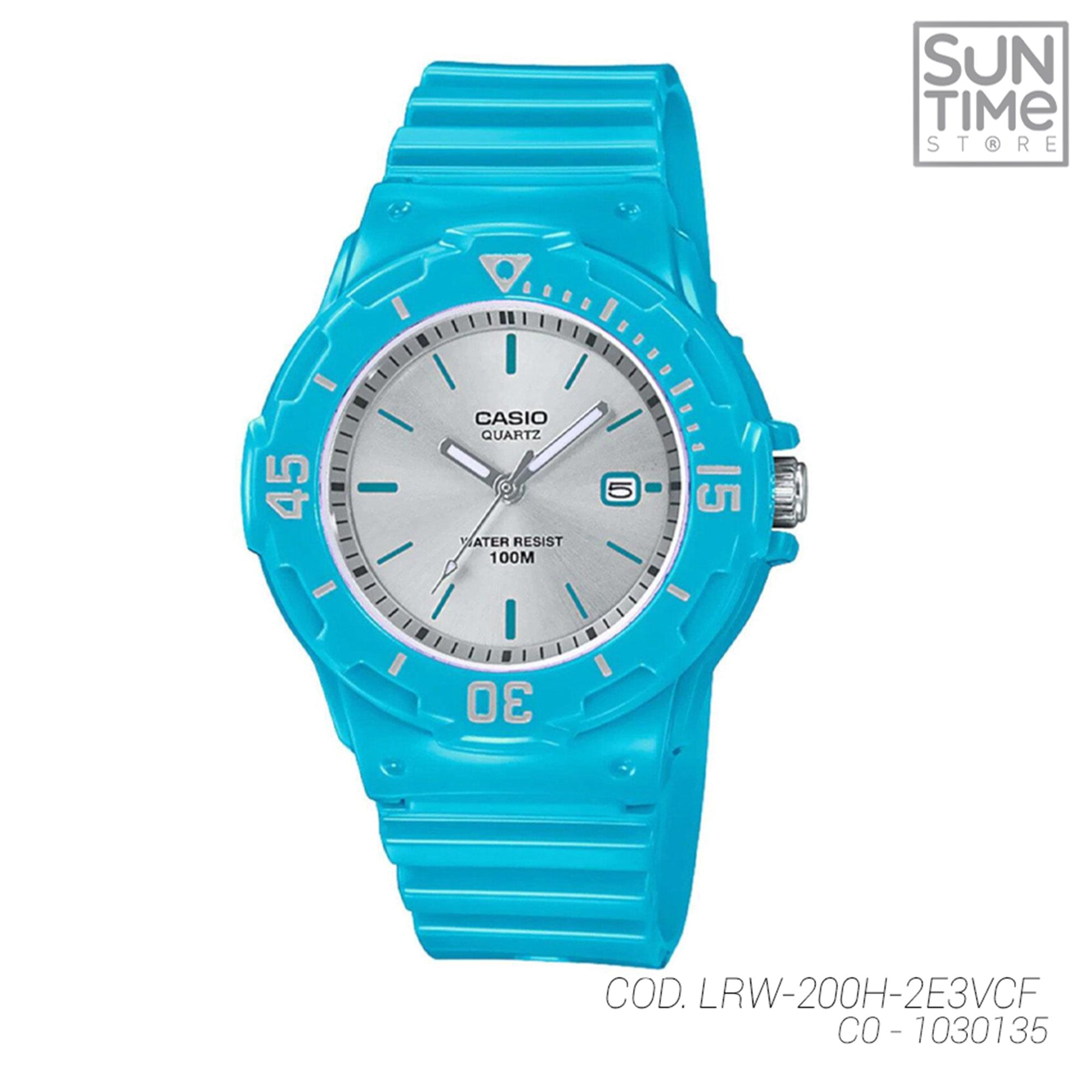 RELOJ ANALOGICO MUJER LRW-200H-2E3VCF CASIO CELESTE SPORT 1030135