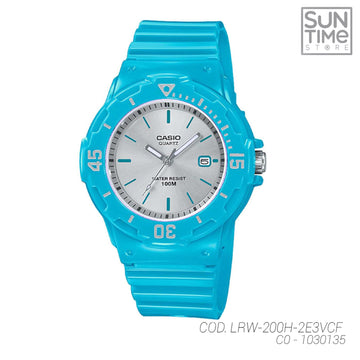 RELOJ ANALOGICO MUJER LRW-200H-2E3VCF CASIO CELESTE SPORT 1030135