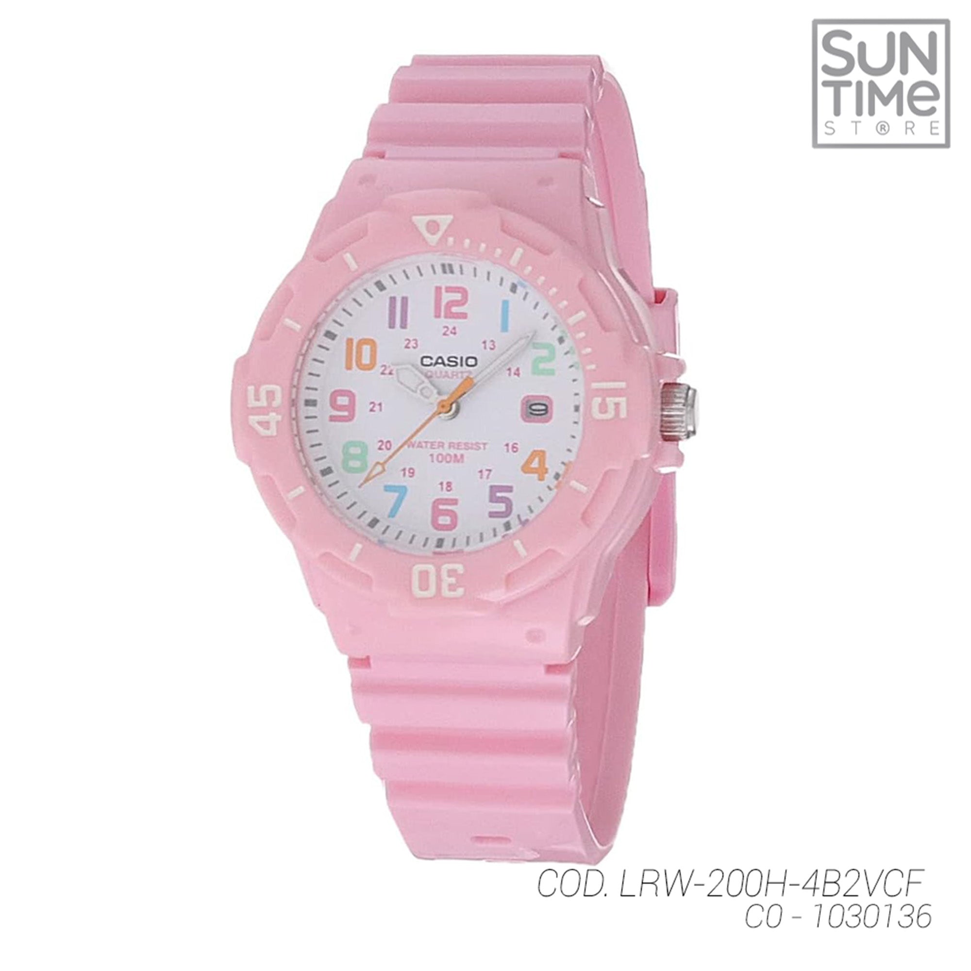 RELOJ ANALOGICO MUJER LRW-200H-4B2VCF CASIO ROSA SPORT 1030136