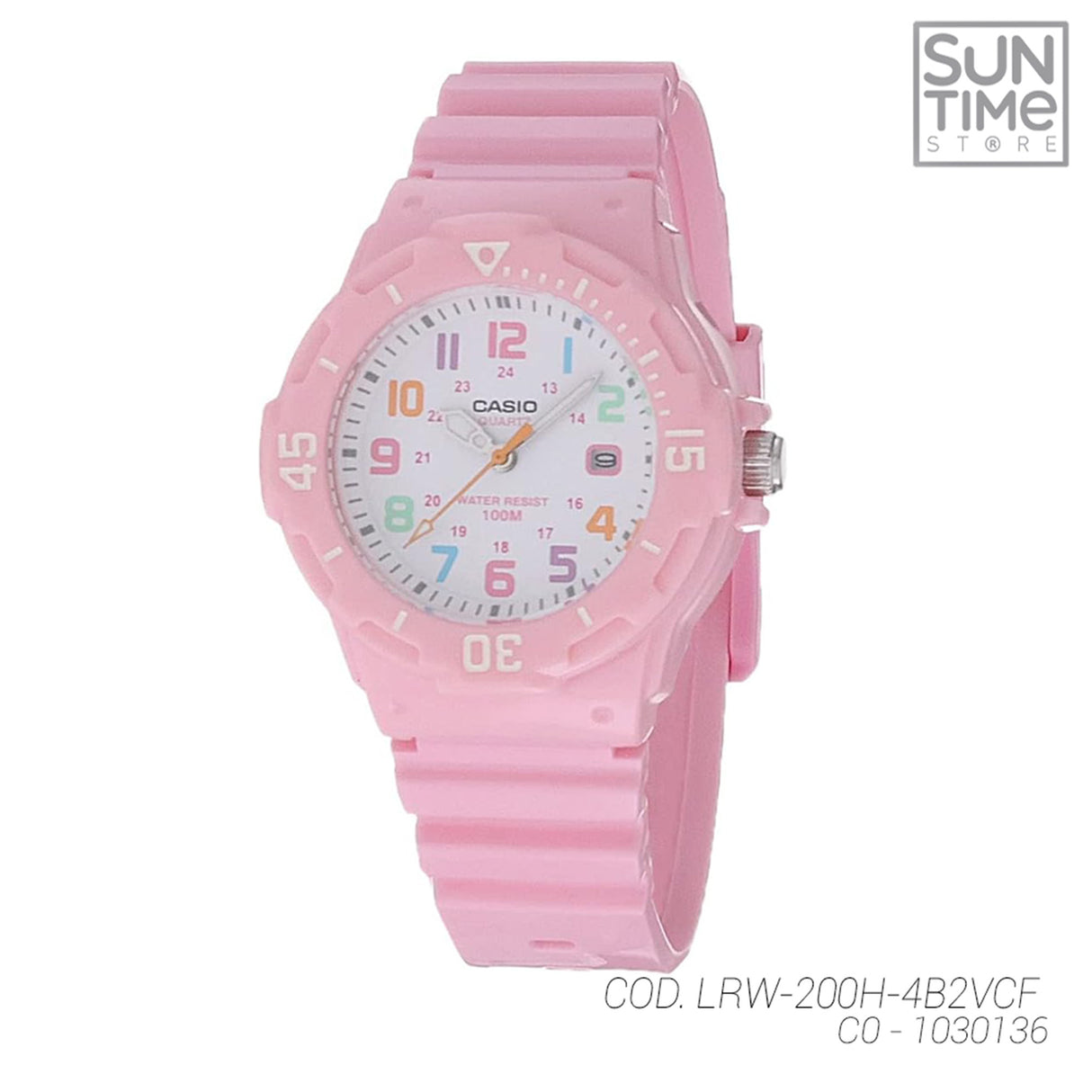RELOJ ANALOGICO MUJER LRW-200H-4B2VCF CASIO ROSA SPORT 1030136
