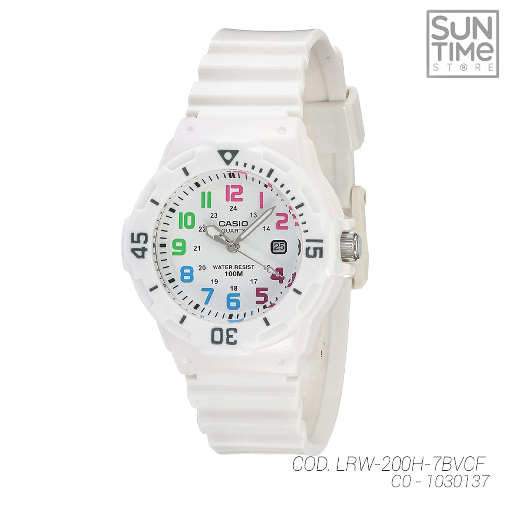 RELOJ ANALOGICO MUJER LRW-200H-7BVCF CASIO BLANCO SPORT 1030137