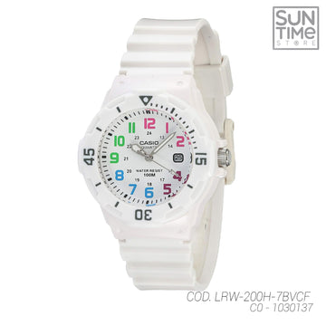 RELOJ ANALOGICO MUJER LRW-200H-7BVCF CASIO BLANCO SPORT 1030137