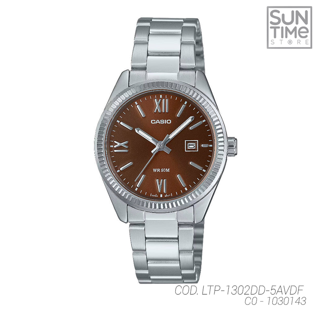 RELOJ ANALOGICO MUJER LTP-1302DD-5AVDF CASIO PLATEADO CLASICO 1030143