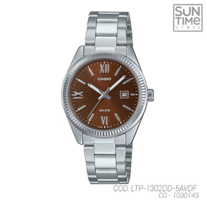 RELOJ ANALOGICO MUJER LTP-1302DD-5AVDF CASIO PLATEADO CLASICO 1030143