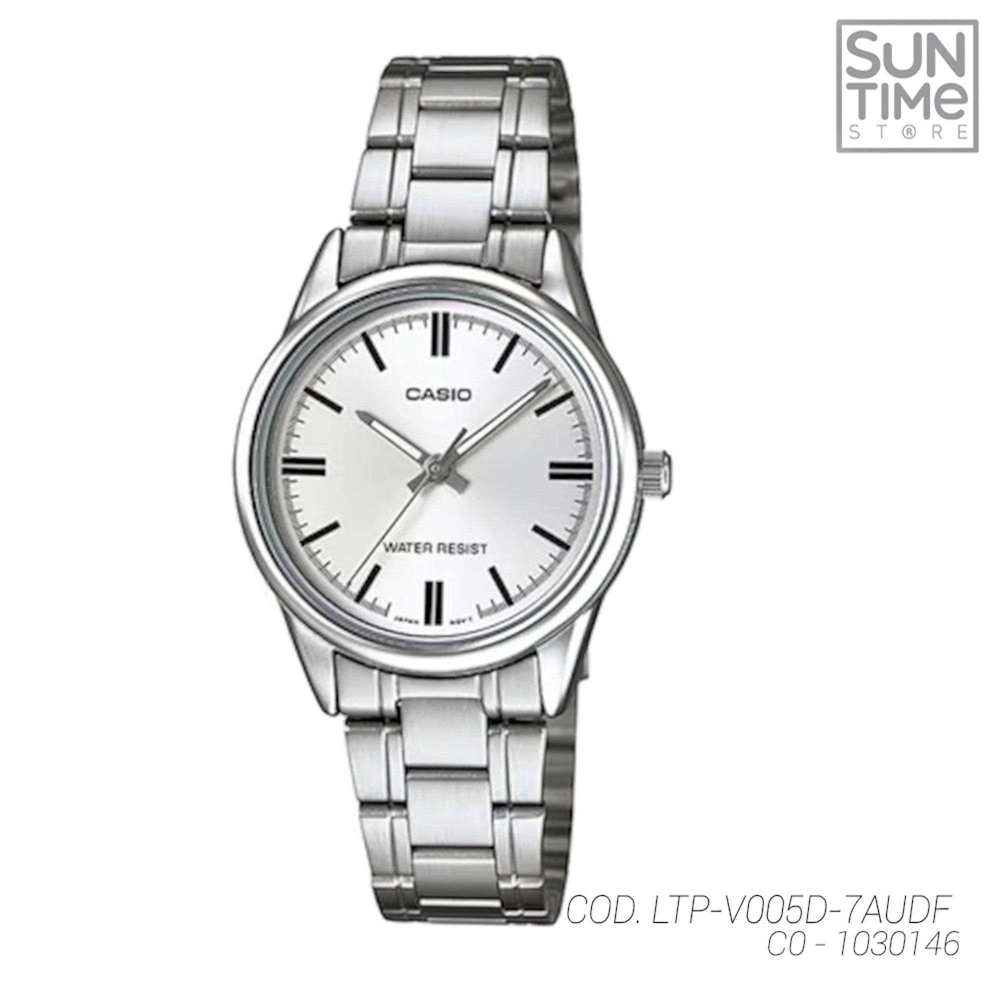 RELOJ ANALOGICO MUJER LTP-V005D-7AUDF CASIO PLATEADO CLASICO 1030146