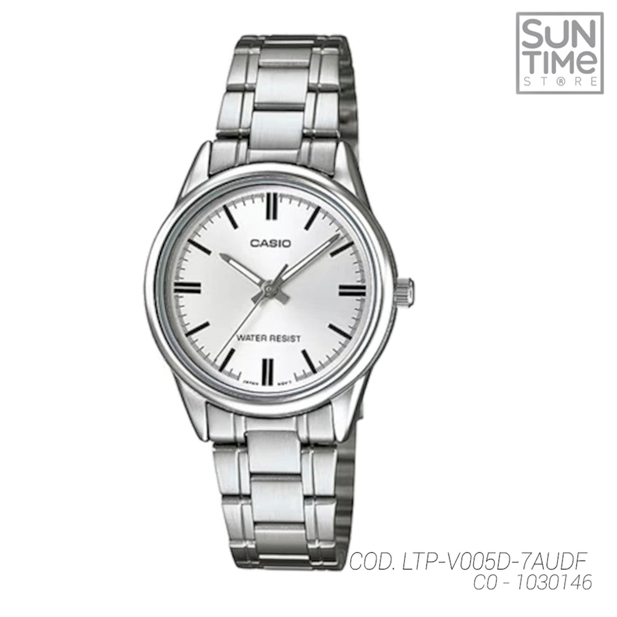 RELOJ ANALOGICO MUJER LTP-V005D-7AUDF CASIO PLATEADO CLASICO 1030146