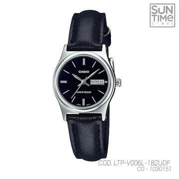 RELOJ ANALOGICO MUJER LTP-V006L-1B2UDF CASIO	NEGRO CASUAL 1030151