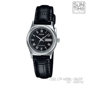 RELOJ ANALOGICO MUJER LTP-V006L-1BUDF CASIO NEGRO CASUAL 1030152