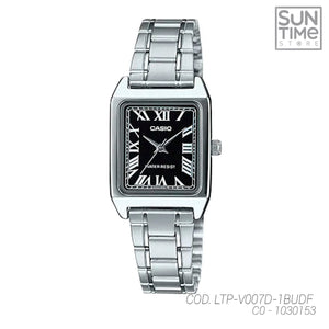 RELOJ ANALOGICO MUJER LTP-V007D-1BUDF CASIO PLATEADO CLASICO 1030153