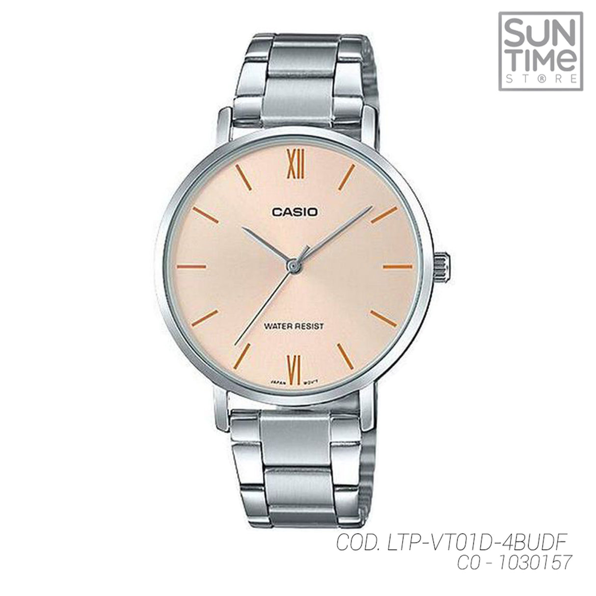 RELOJ ANALOGICO MUJER LTP-VT01D-4BUDF CASIO PLATEADO CLASICO 1030157