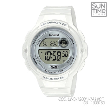 RELOJ DIGITAL MUJER LWS-1200H-7A1VCF CASIO BLANCO SPORT 1030163