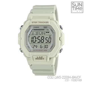 RELOJ DIGITAL MUJER LWS-2200H-8AVCF CASIO BLANCO SPORT 1030169