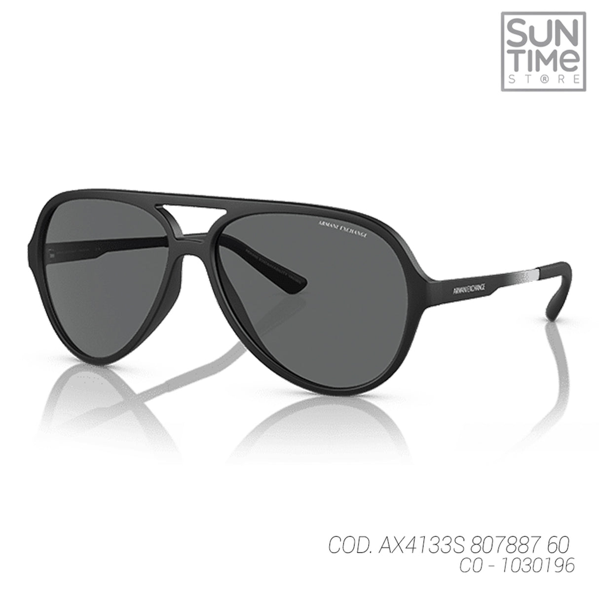 LENTES DE SOL UV400 HOMBRE AX4133S 807887 60 ARMANI EXCHANGE NEGRO CLASICO 1030196