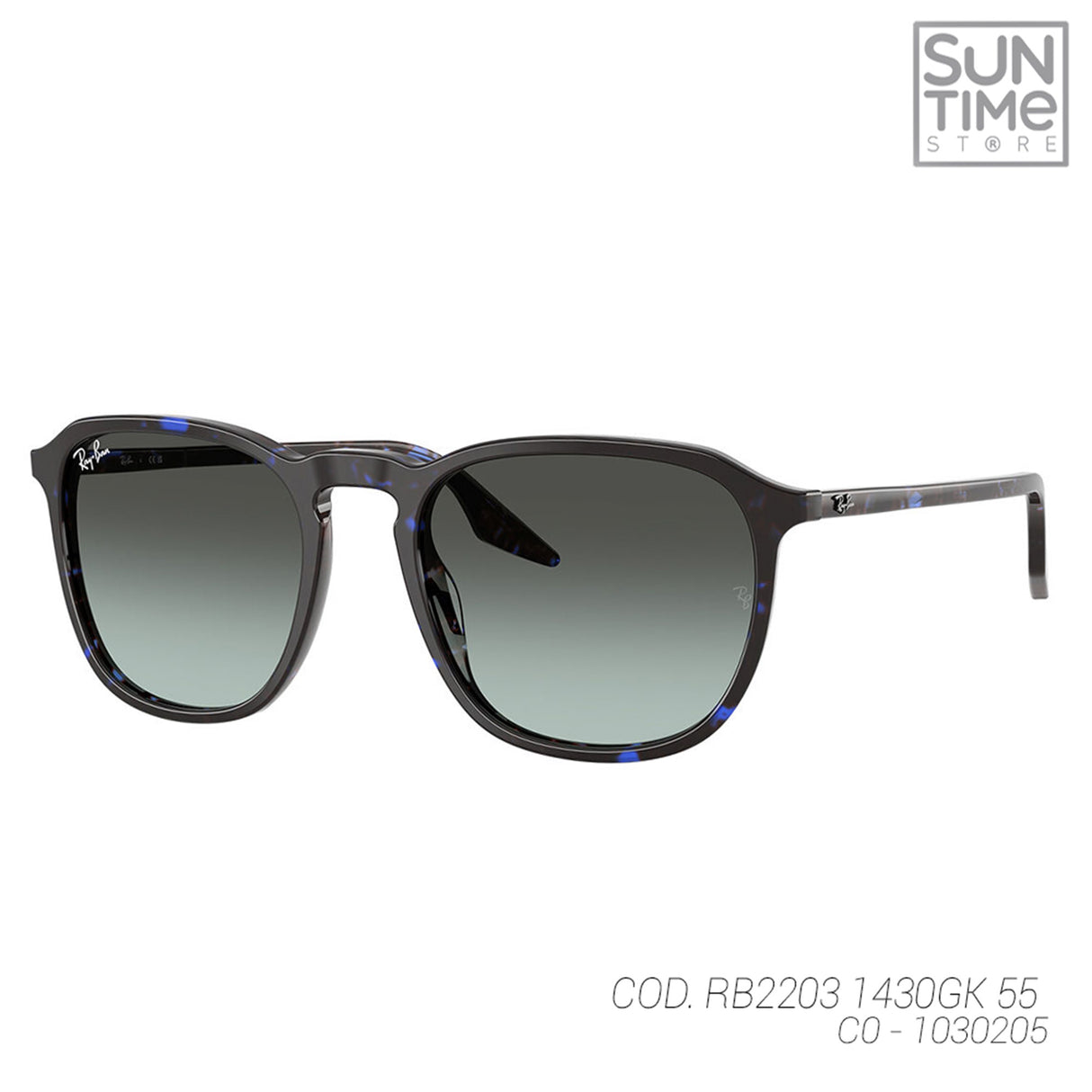 LENTES DE SOL UV400 UNISEX RB2203 1430GK 55 RAY BAN NEGRO CASUAL 1030205