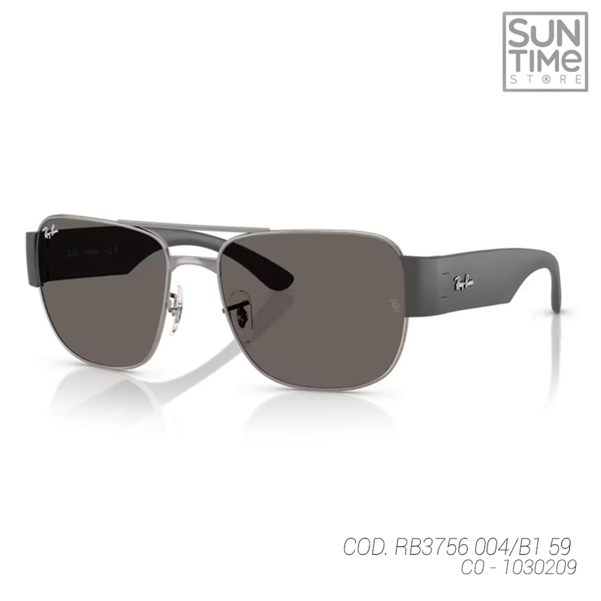 LENTES DE SOL UV400 HOMBRE RB3756 004/B1 59 RAY BAN PLATEADO CASUAL 1030209