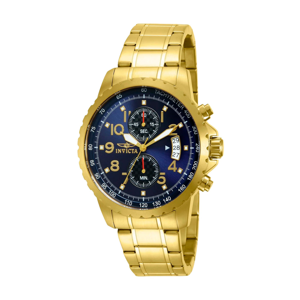 RELOJ ANALÓGICO HOMBRE 13785 INVICTA DORADO CLASICO 1030260
