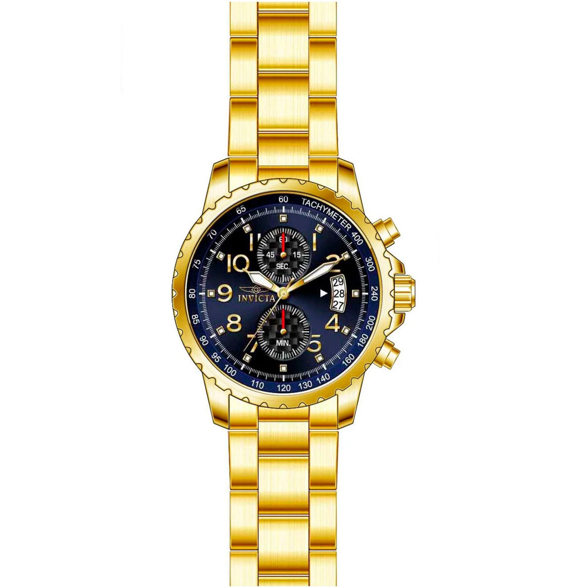 RELOJ ANALÓGICO HOMBRE 13785 INVICTA DORADO CLASICO 1030260