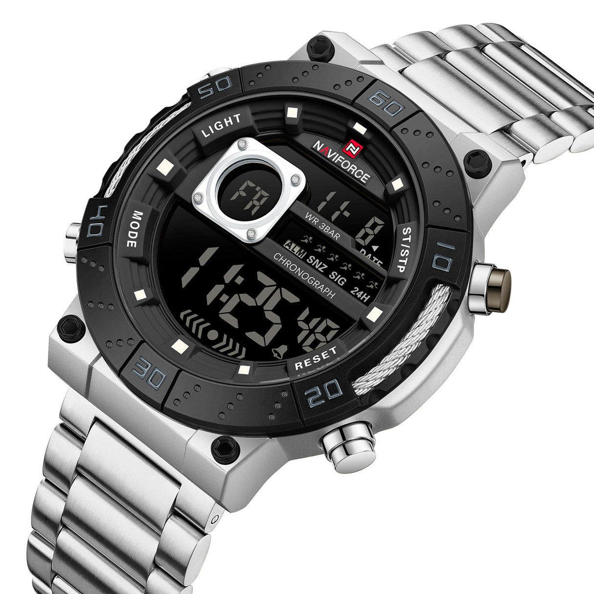 RELOJ DIGITAL HOMBRE NF9241S S/B/S NAVIFORCE NAVIFORCE
