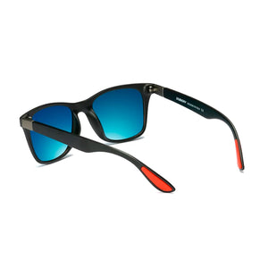LENTES DE SOL POLARIZADO UNISEX D4195 DUBERY BLACK/ORANGE DUBERY