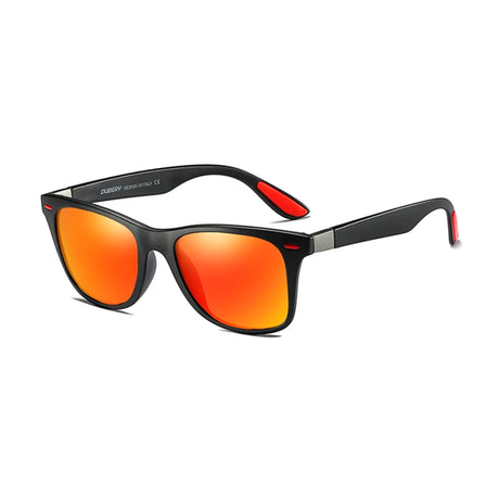 LENTES DE SOL POLARIZADO UNISEX D4195 DUBERY BLACK/ORANGE DUBERY
