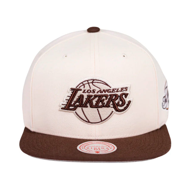 GORRA MITCHELL & NESS NBA-LOS ANGELES LAKERS HS12956-LALCREA MITCHELL AND NESS
