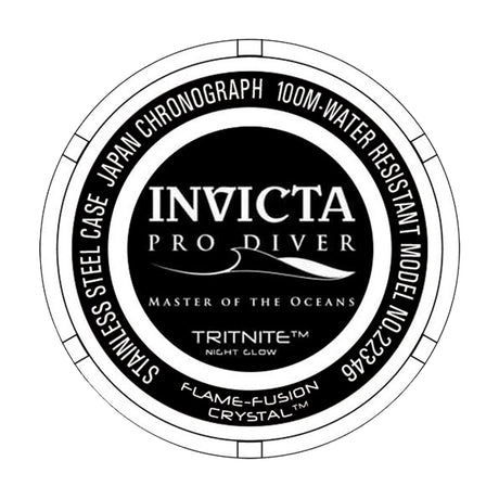 RELOJ ANALOGICO HOMBRE INVICTA 22346 PRO DIVER INVICTA