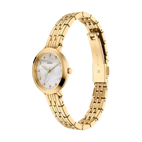 RELOJ ANALOGICO MUJER ES5501 FOSSIL DORADO FOSSIL