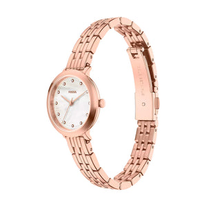 RELOJ ANALOGICO MUJER ES5502 FOSSIL ORO ROSA FOSSIL