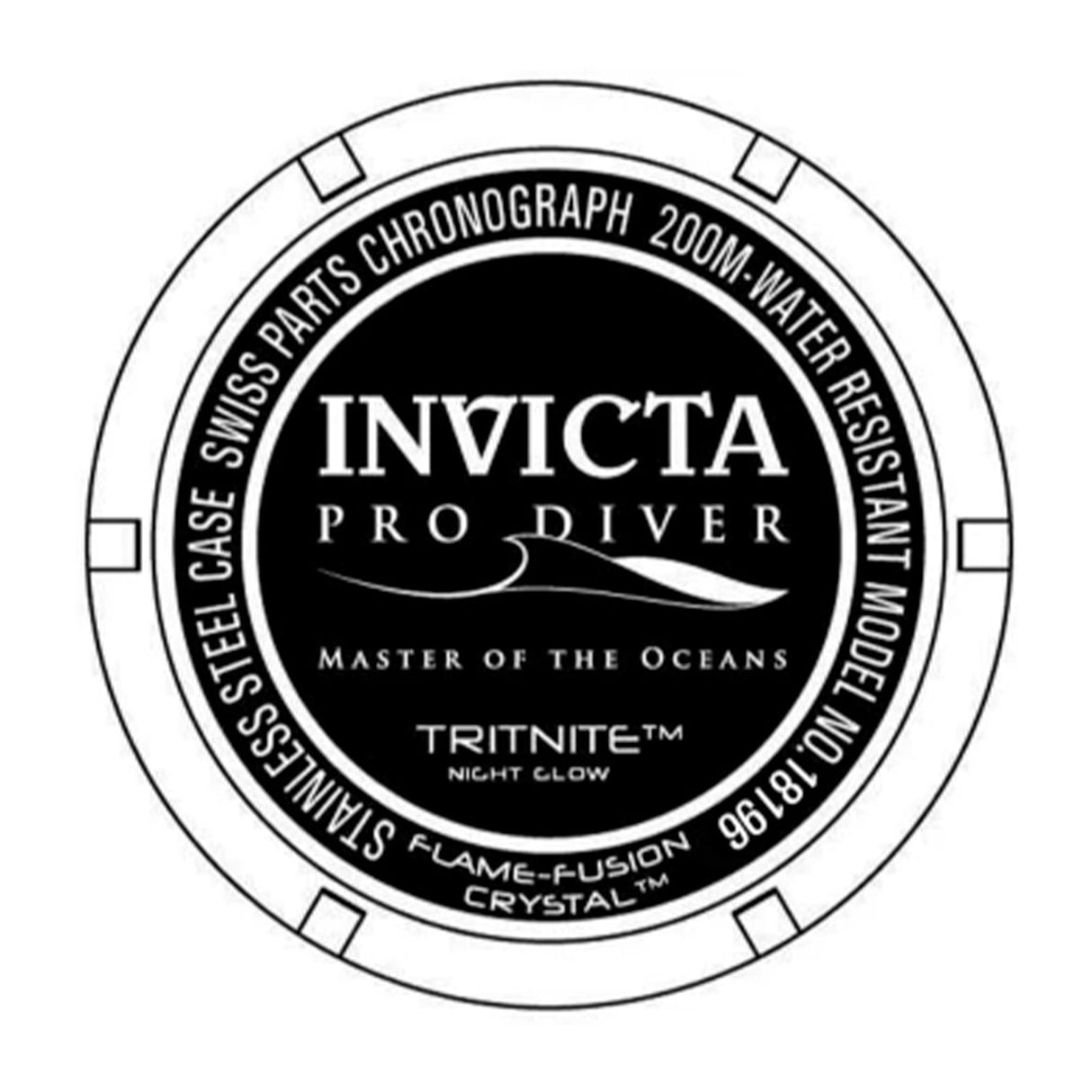 RELOJ ANALOGICO HOMBRE 18196 INVICTA PRO DIVER INVICTA