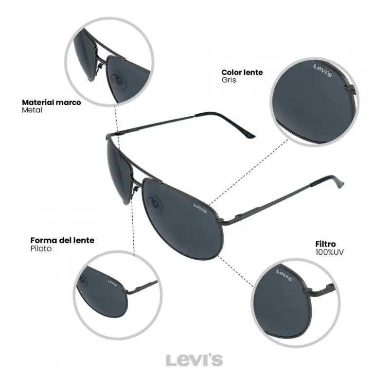 LENTES DE SOL UV400 HOMBRE X13192 LEVIS LEVI'S