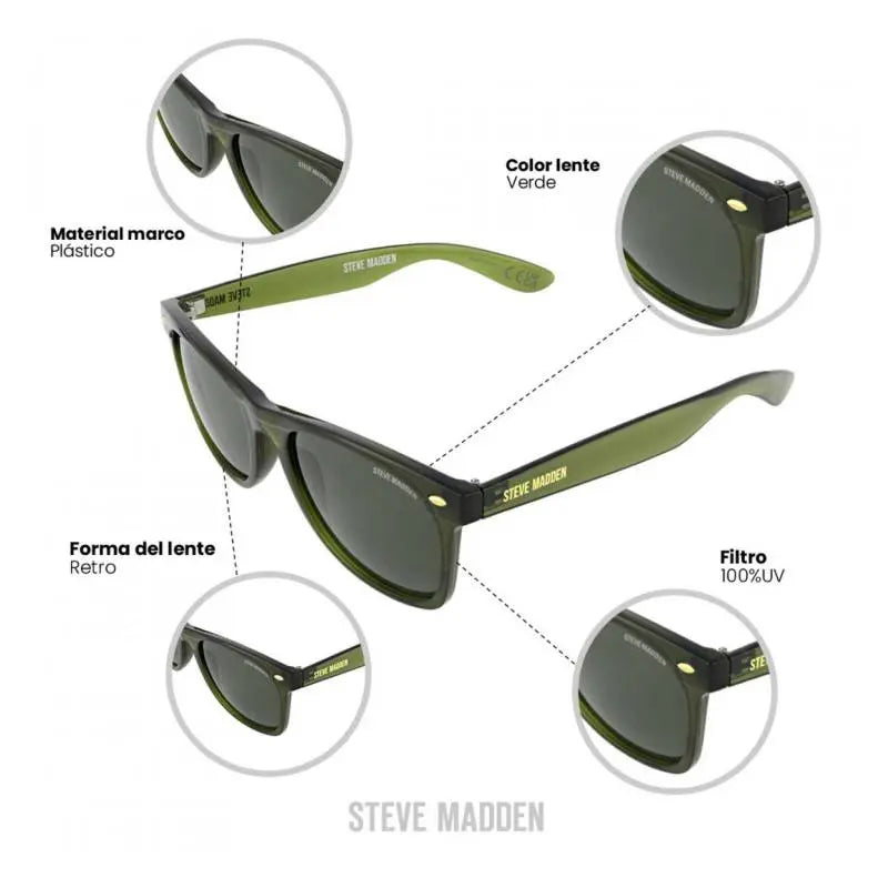 LENTES DE SOL UV400 HOMBRE X17125 STEVE MADDEN STEVE MADDEN
