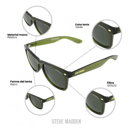 LENTES DE SOL UV400 HOMBRE X17125 STEVE MADDEN STEVE MADDEN