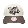 GORRA MITCHELL & NESS NBA-CHARLOTTE HORNETS HP12970-CHOCREA MITCHELL AND NESS