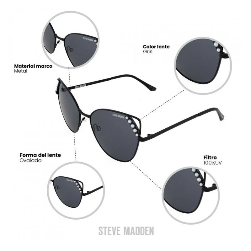 LENTES DE SOL UV400  MUJER X17054 STEVE MADDEN