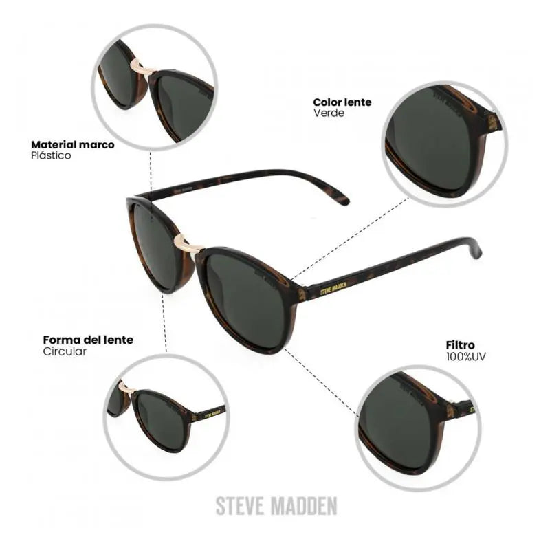 LENTES DE SOL UV400  HOMBRE X17139 STEVE MADDEN STEVE MADDEN