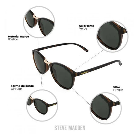 LENTES DE SOL UV400  HOMBRE X17139 STEVE MADDEN STEVE MADDEN