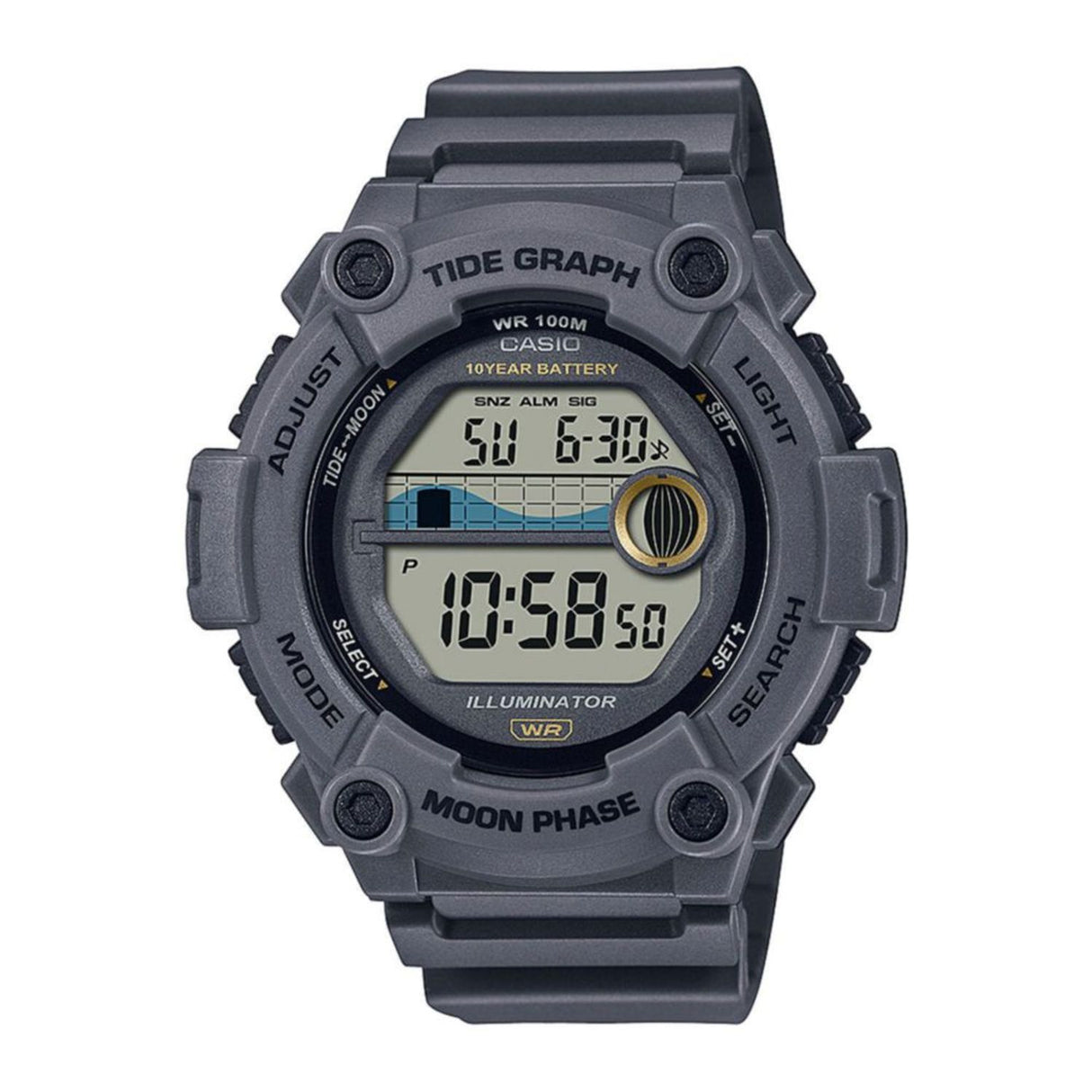 RELOJ ACUATICO HOMBRE WS-1300H-8A CASIO