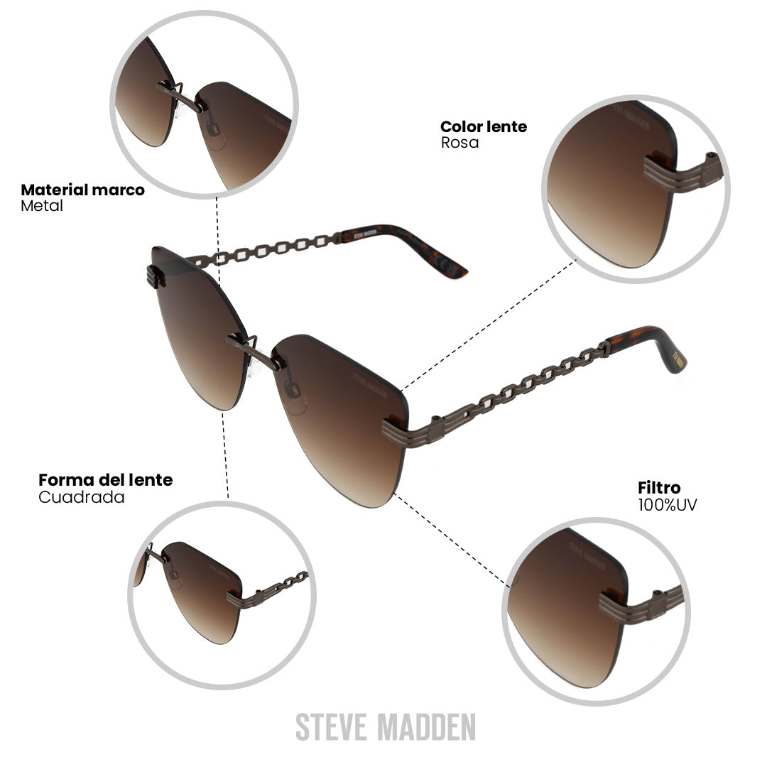 LENTES DE SOL UV400 MUJER X17012 STEVE MADDEN